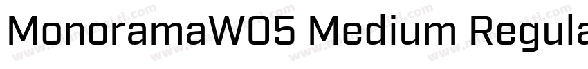 MonoramaW05 Medium Regular字体转换